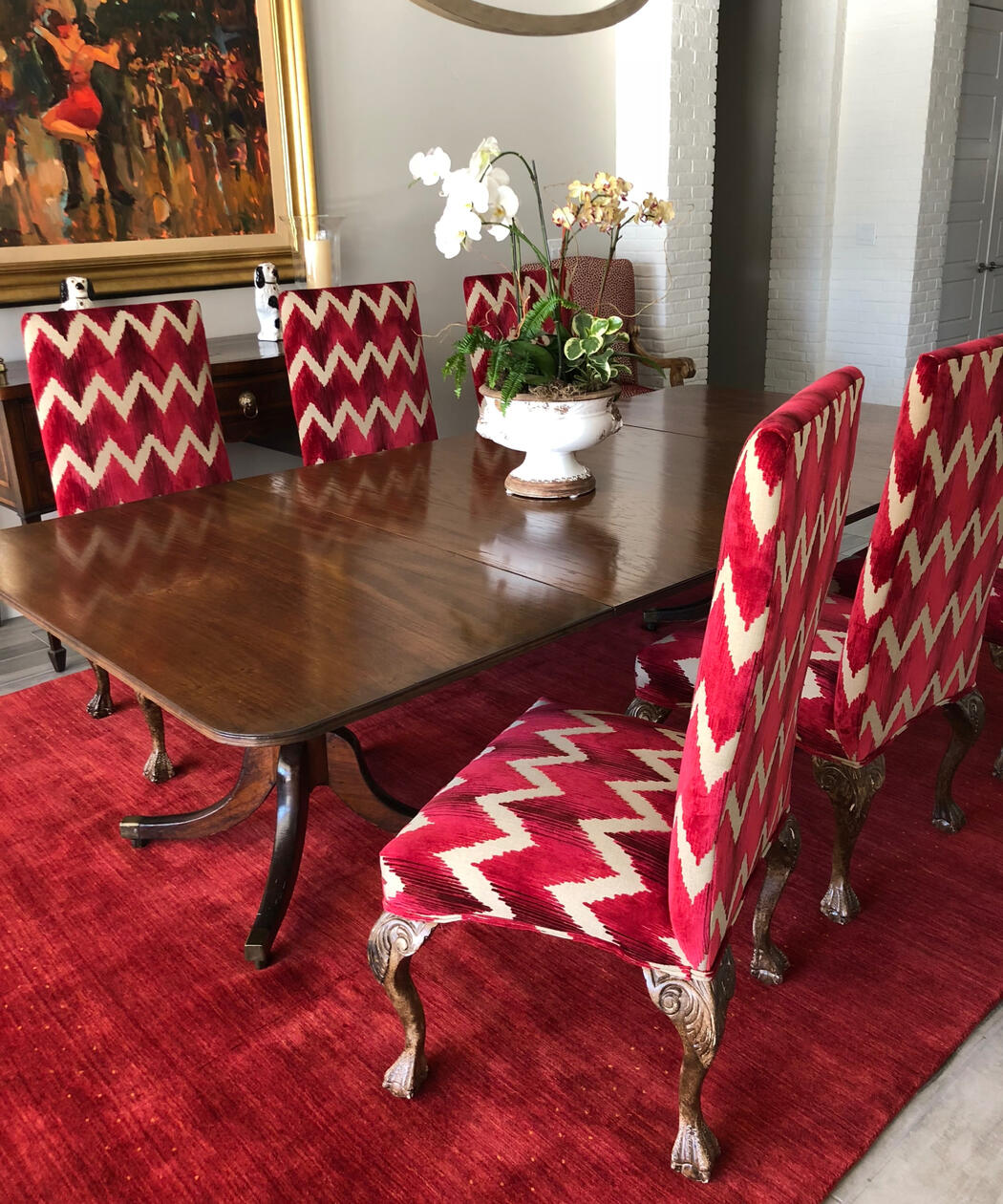 Red Dining Room